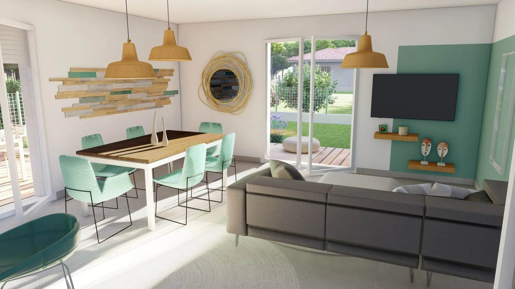 Maison neuve 75 m² à Saint-Pierre-du-Mont (40280)