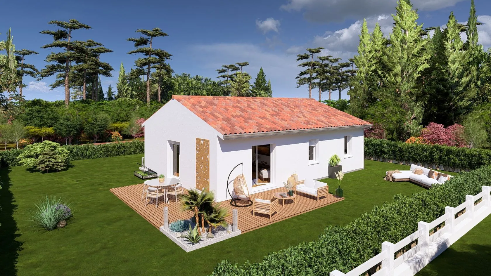 Maison neuve 85 m² à Léon (40550)