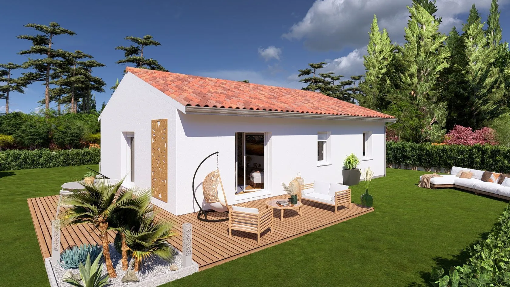Maison neuve 85 m² à Léon (40550)