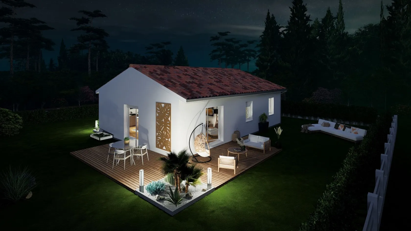 Maison neuve 85 m² à Léon (40550)