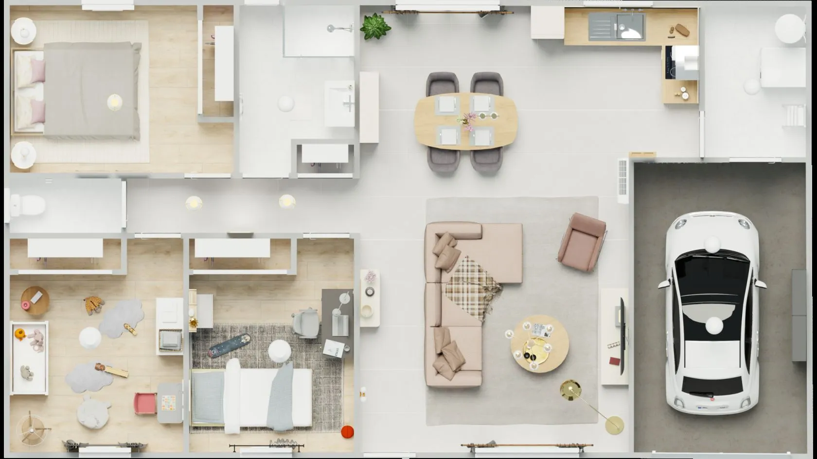 Maison neuve 84 m² à Marsac-sur-l'Isle (24430)