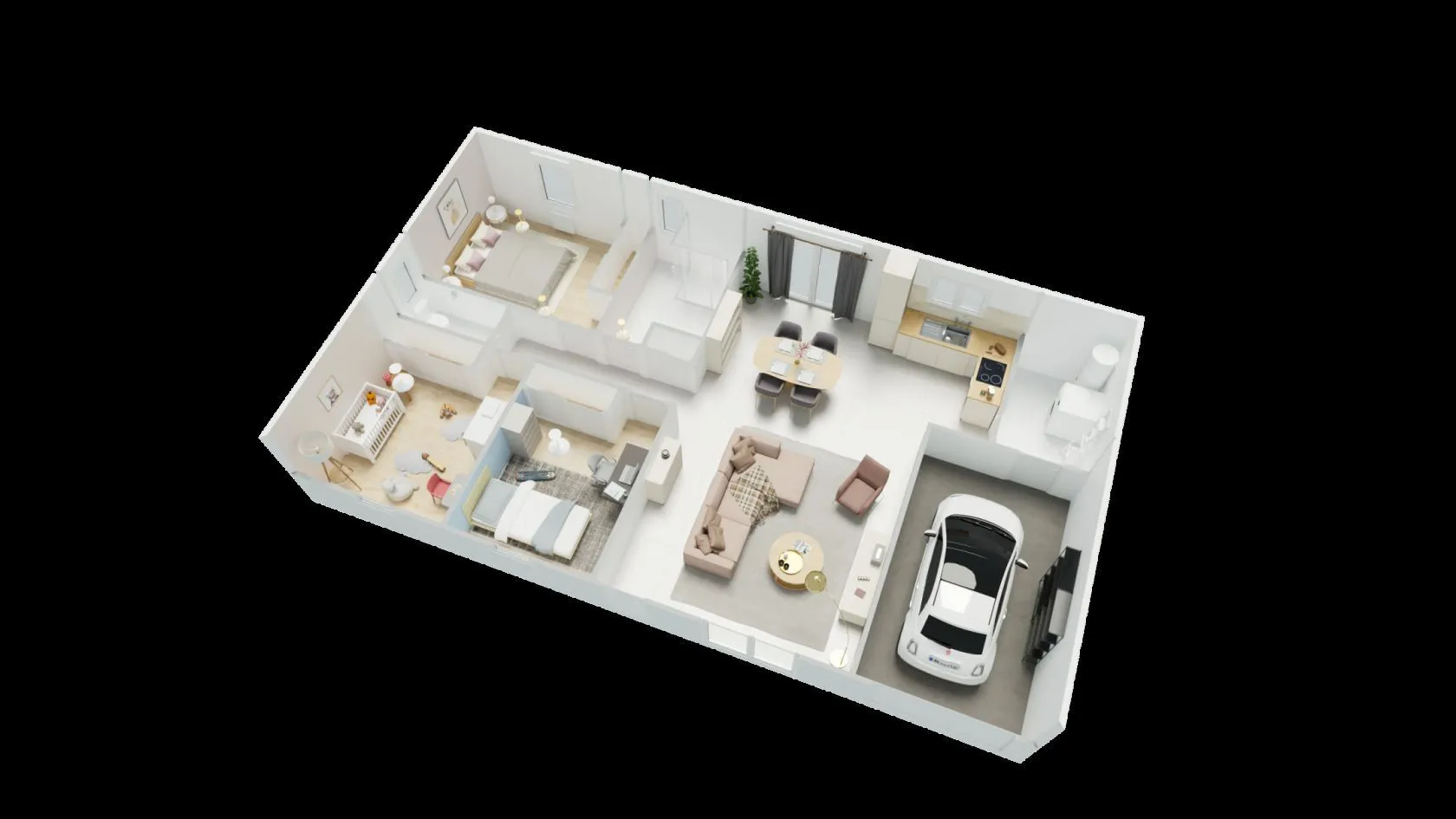 Maison neuve 84 m² à Marsac-sur-l'Isle (24430)