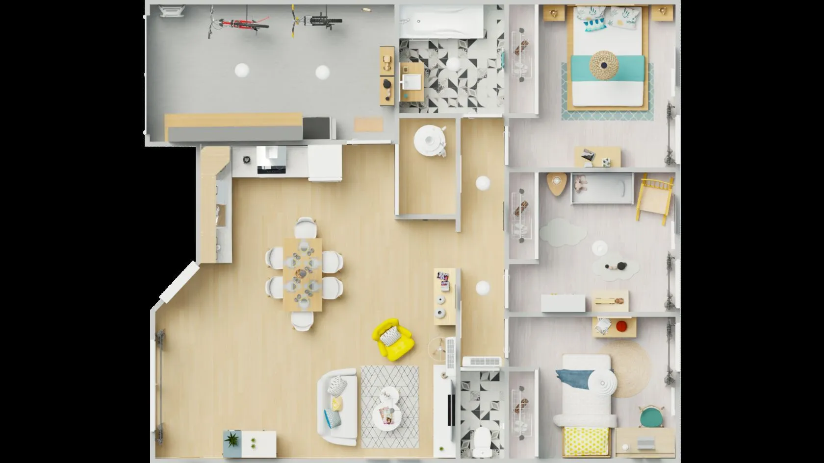 Maison neuve 81 m² à Pomarez (40360)