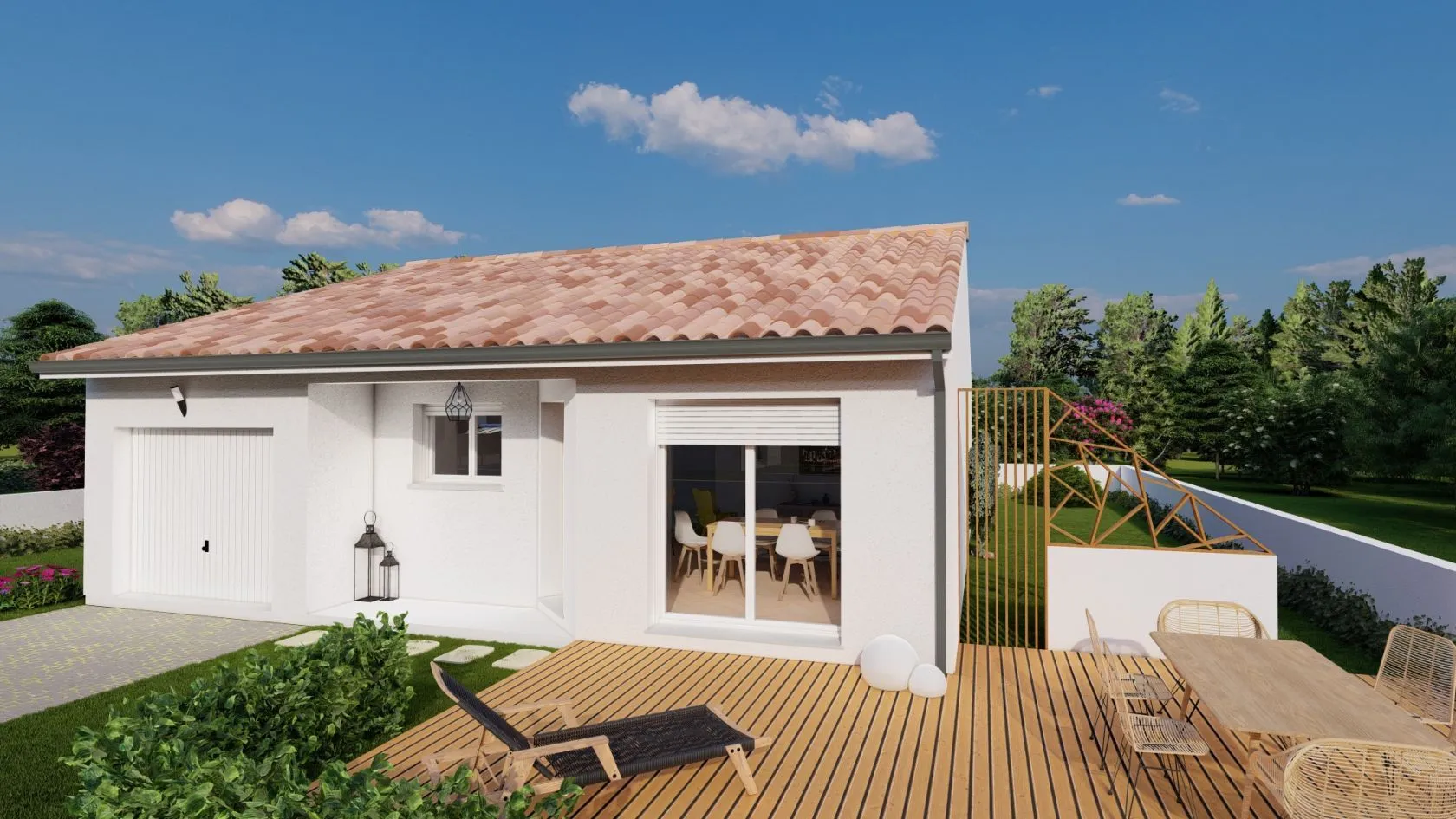 Maison neuve 81 m² à Pomarez (40360)