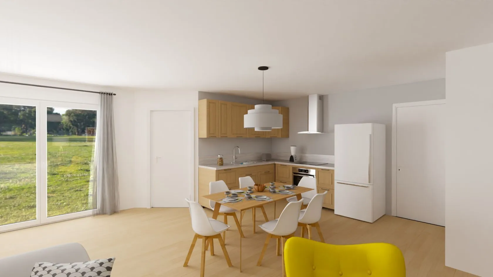 Maison neuve 81 m² à Pomarez (40360)
