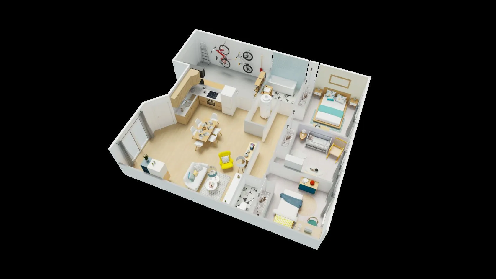 Maison neuve 81 m² à Pomarez (40360)