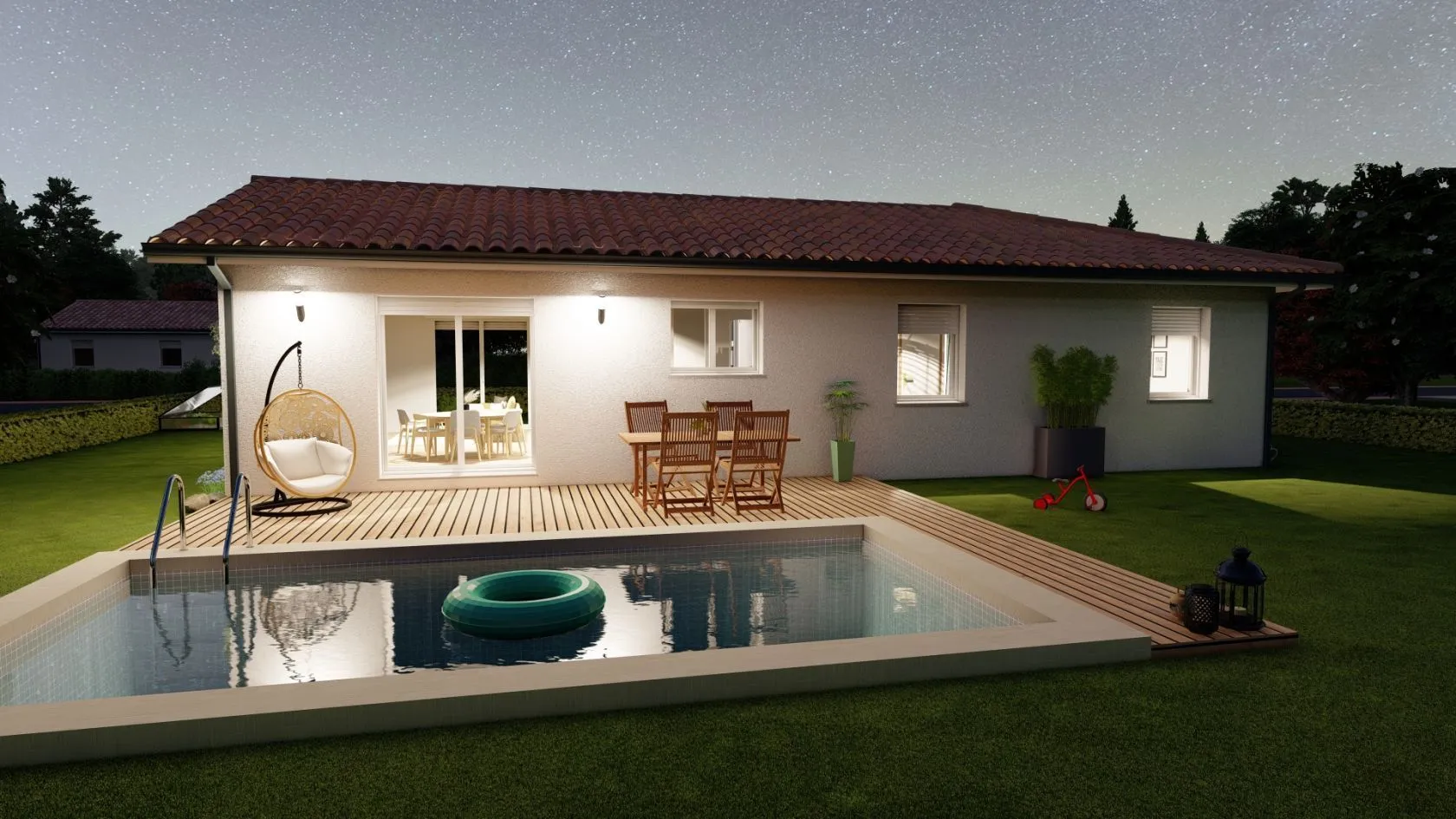 Maison neuve 103 m² à Mensignac (24350)