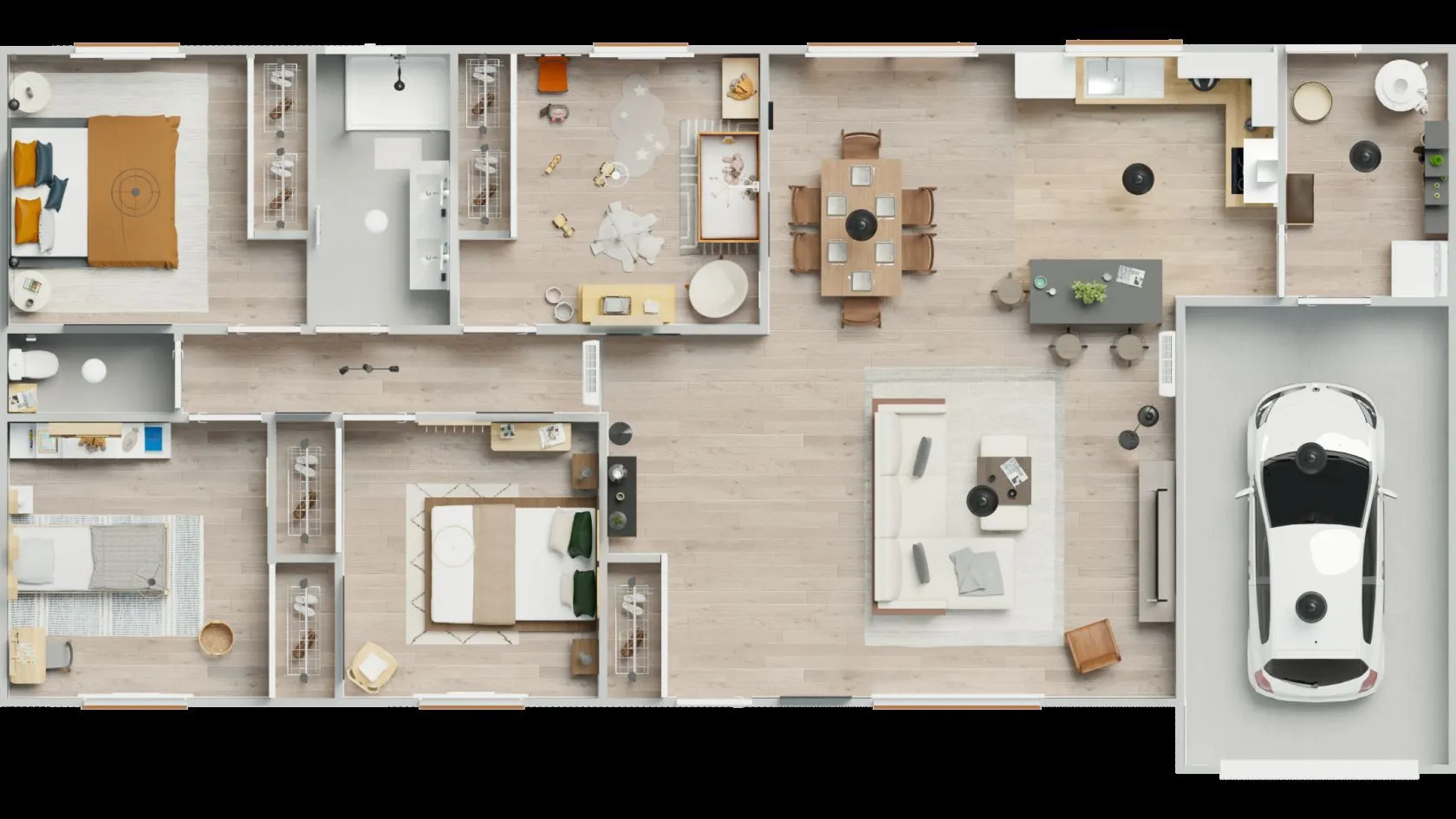 Maison neuve 104 m² à Moliets-et-Maa (40660)