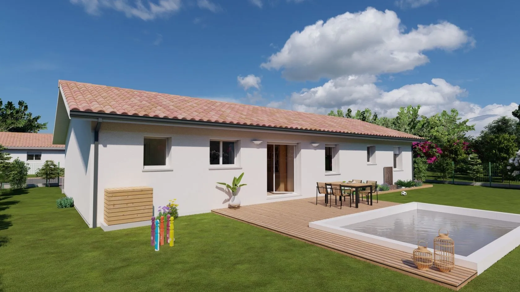 Maison neuve 104 m² à Moliets-et-Maa (40660)