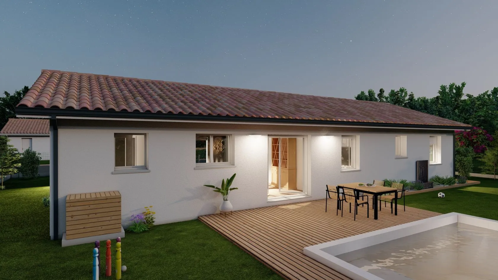 Maison neuve 104 m² à Moliets-et-Maa (40660)