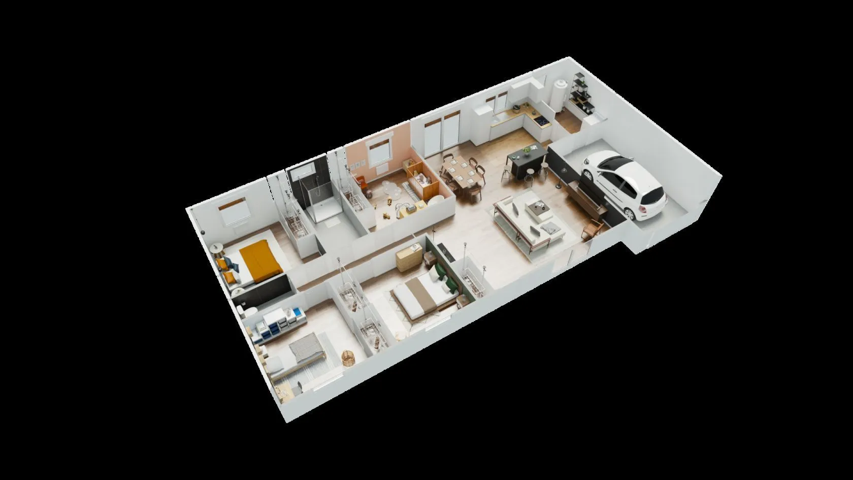 Maison neuve 104 m² à Moliets-et-Maa (40660)