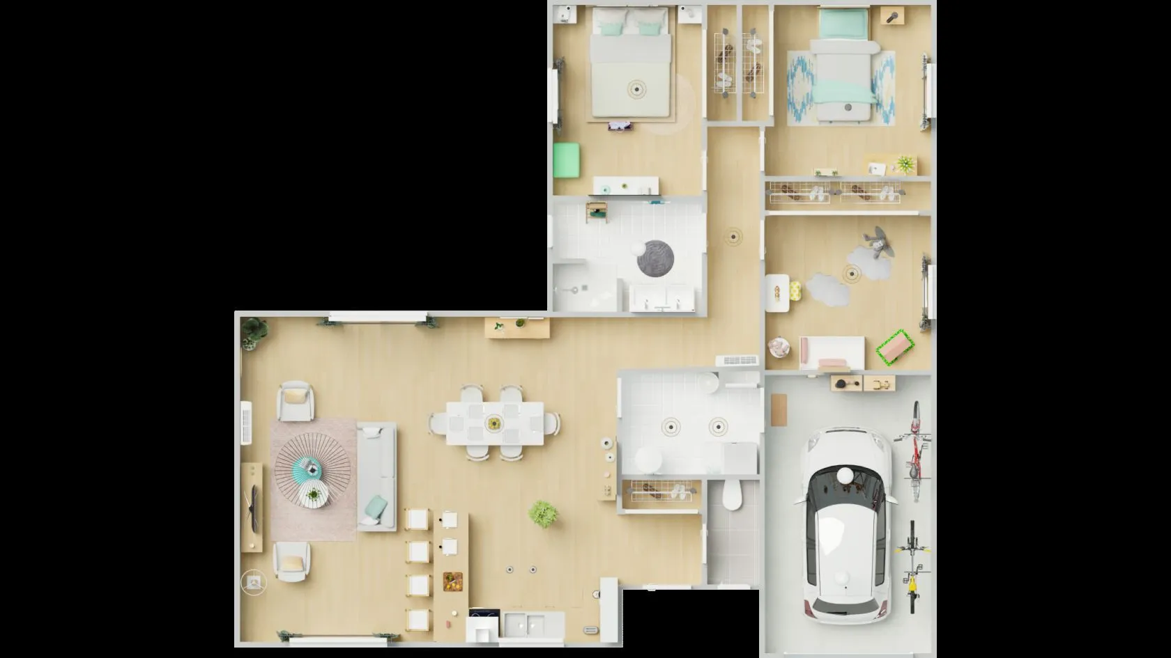 Maison neuve 94 m² à Léguillac-de-l'Auche (24110)