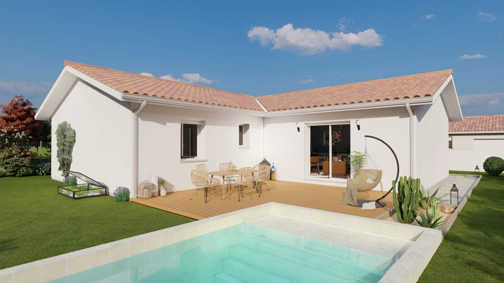 Maison neuve 94 m² à Léguillac-de-l'Auche (24110)