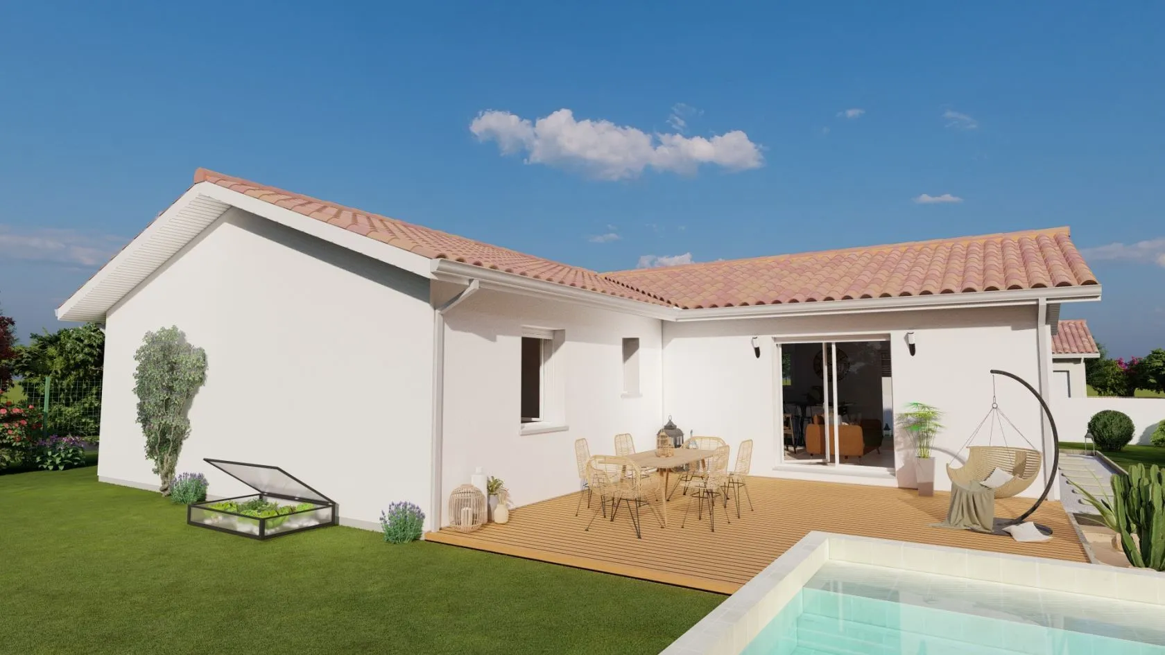 Maison neuve 94 m² à Léguillac-de-l'Auche (24110)