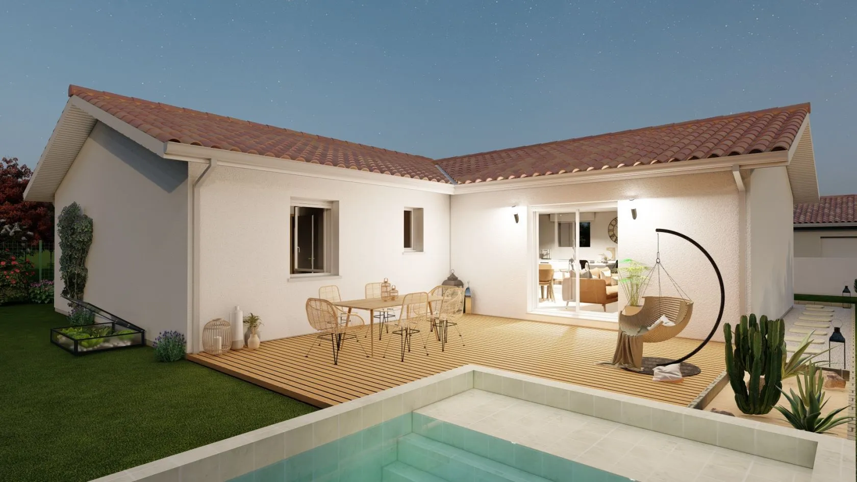 Maison neuve 94 m² à Léguillac-de-l'Auche (24110)