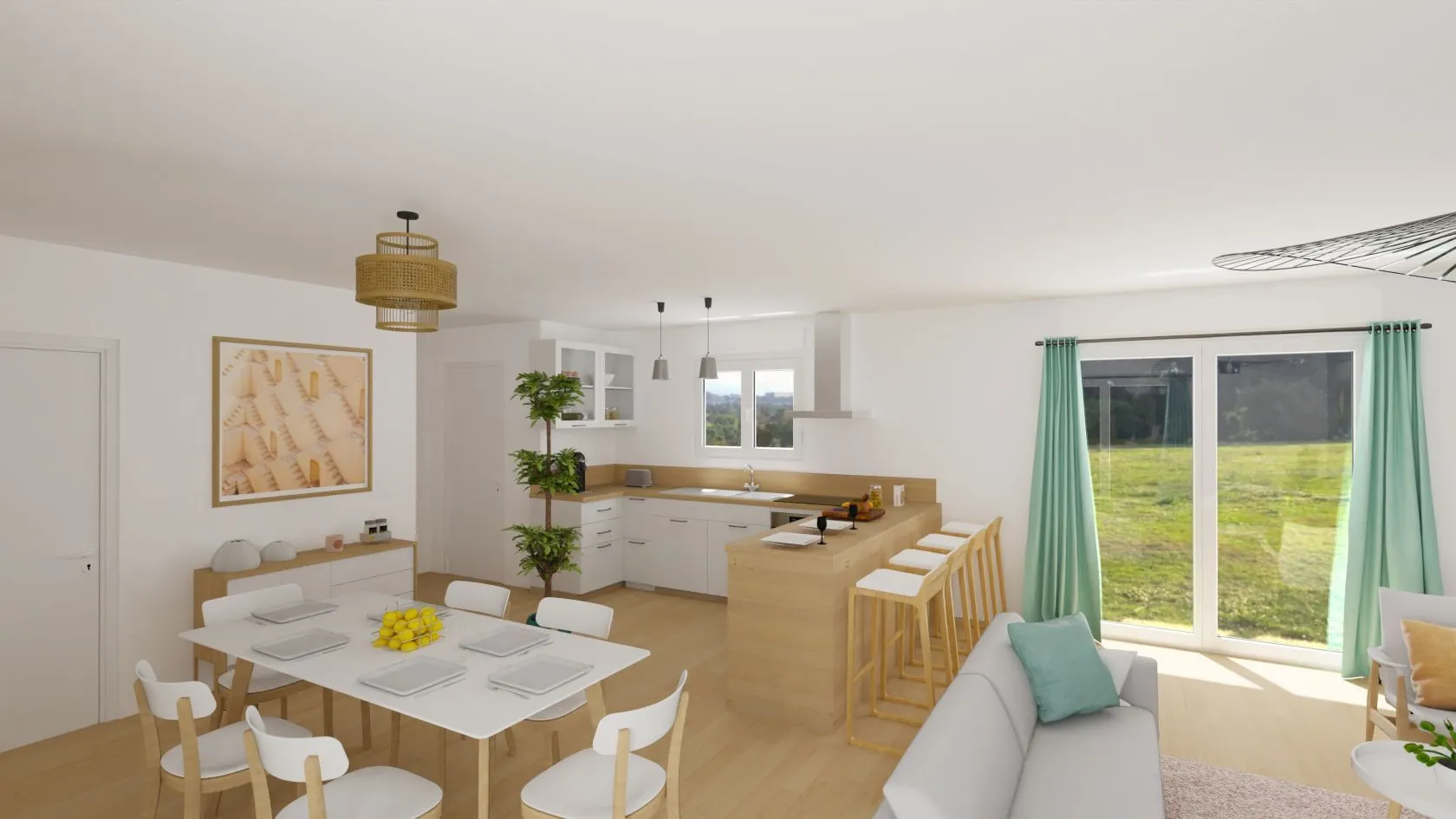 Maison neuve 94 m² à Léguillac-de-l'Auche (24110)