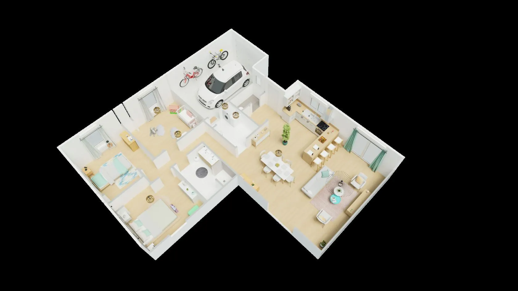 Maison neuve 94 m² à Léguillac-de-l'Auche (24110)