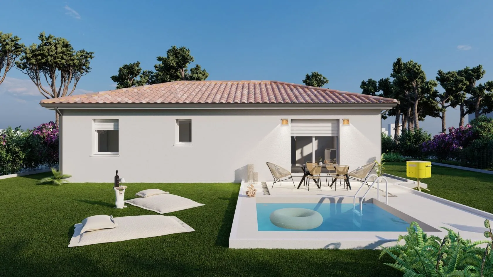 Maison neuve 75 m² à Saint-Selve (33650)