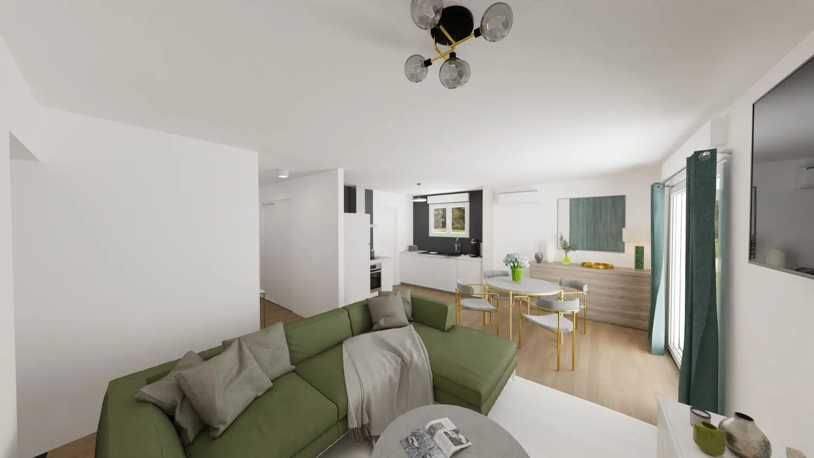 Maison neuve 75 m² à Saint-Selve (33650)