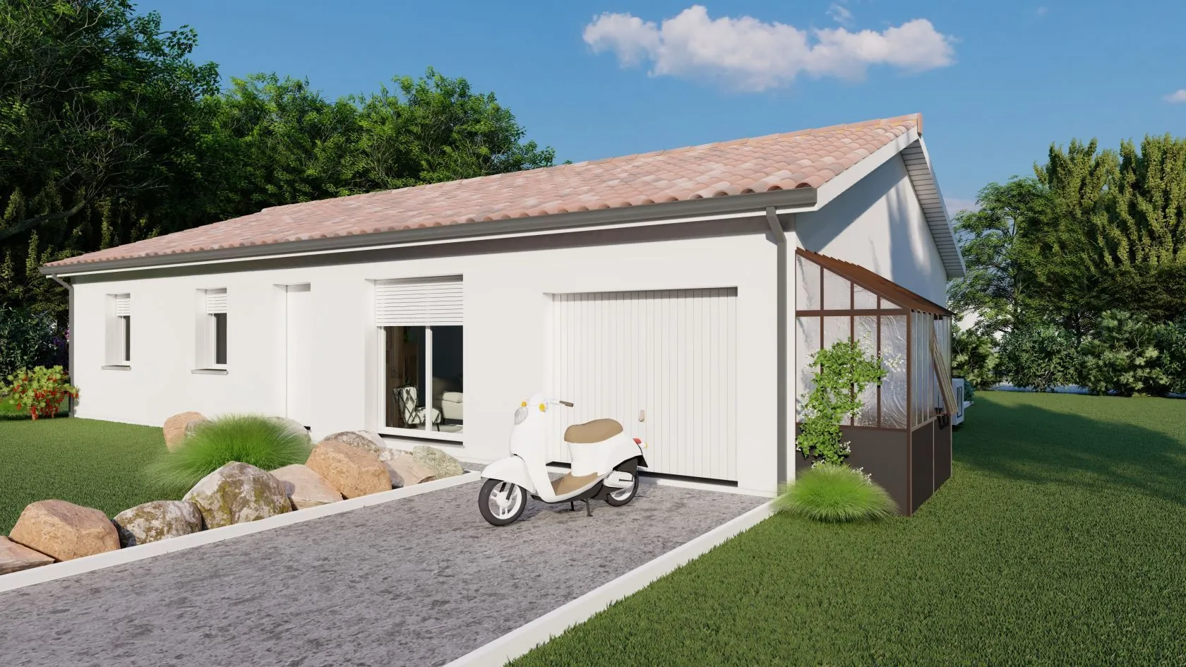 Maison neuve 95 m² à Samadet (40320)
