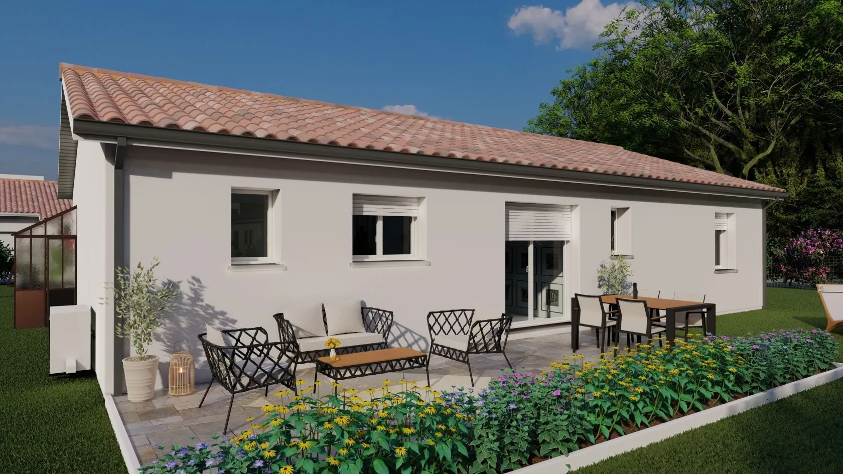 Maison neuve 95 m² à Samadet (40320)