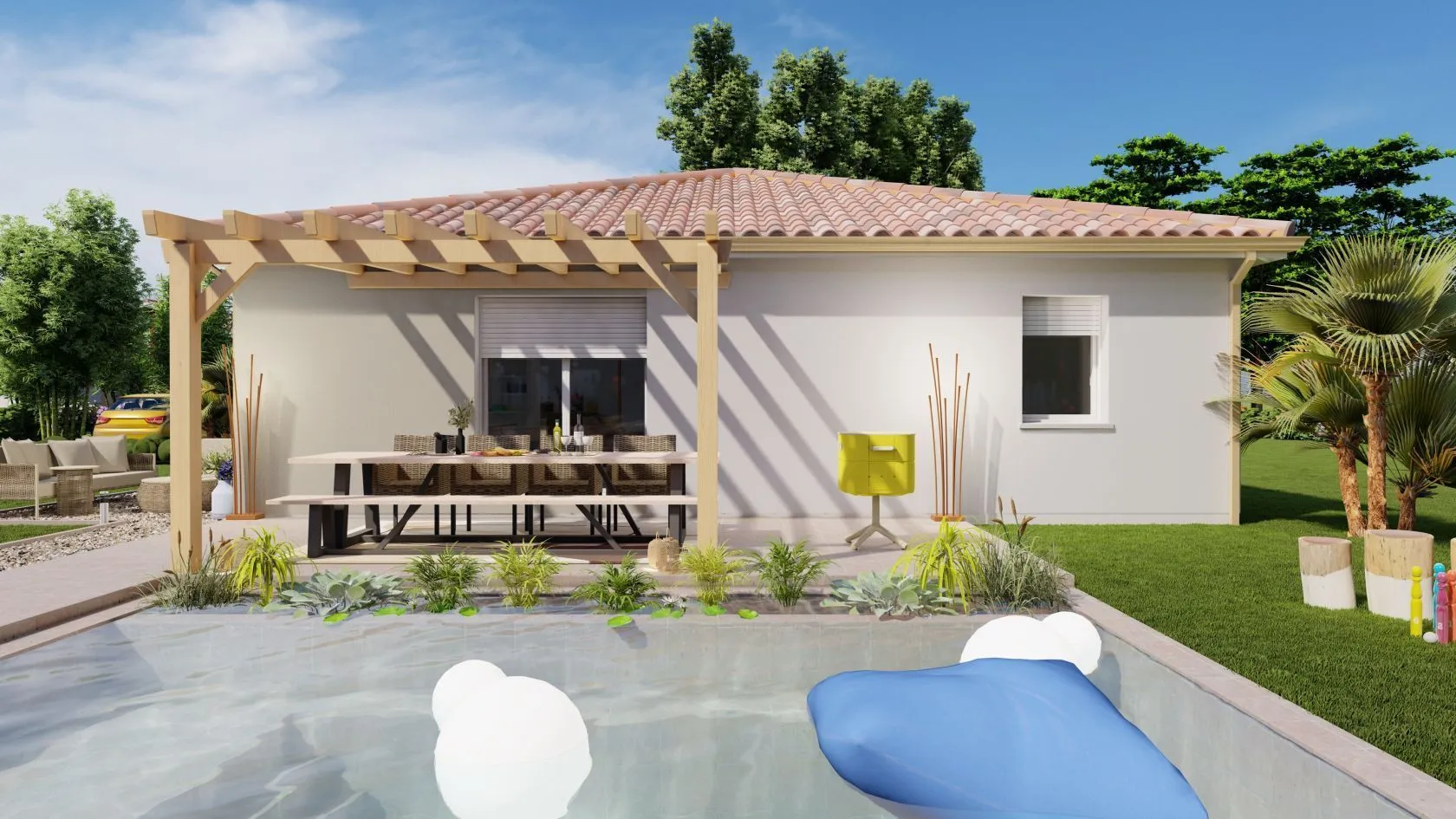 Maison neuve 94 m² à Mouleydier (24520)