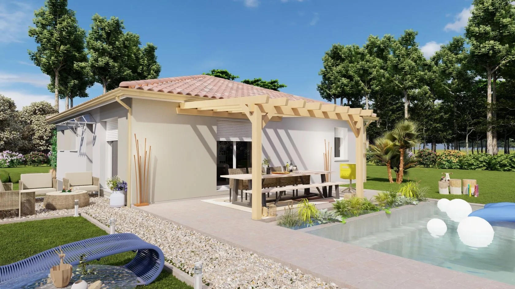 Maison neuve 94 m² à Mouleydier (24520)