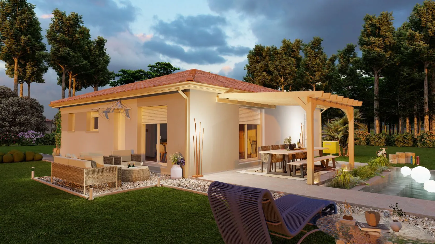 Maison neuve 94 m² à Mouleydier (24520)