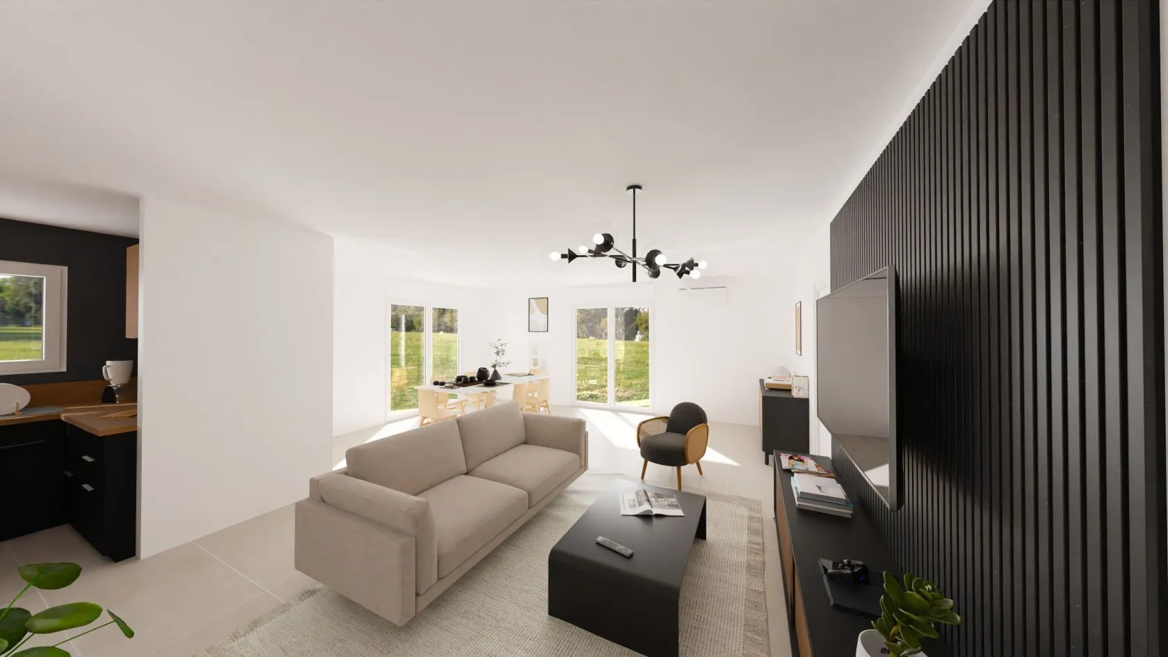 Maison neuve 94 m² à Mouleydier (24520)