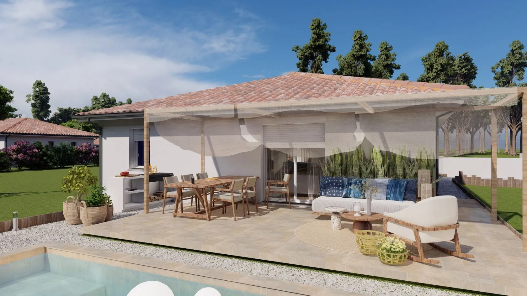 Maison neuve 94 m² à Marsac-sur-l'Isle (24430)