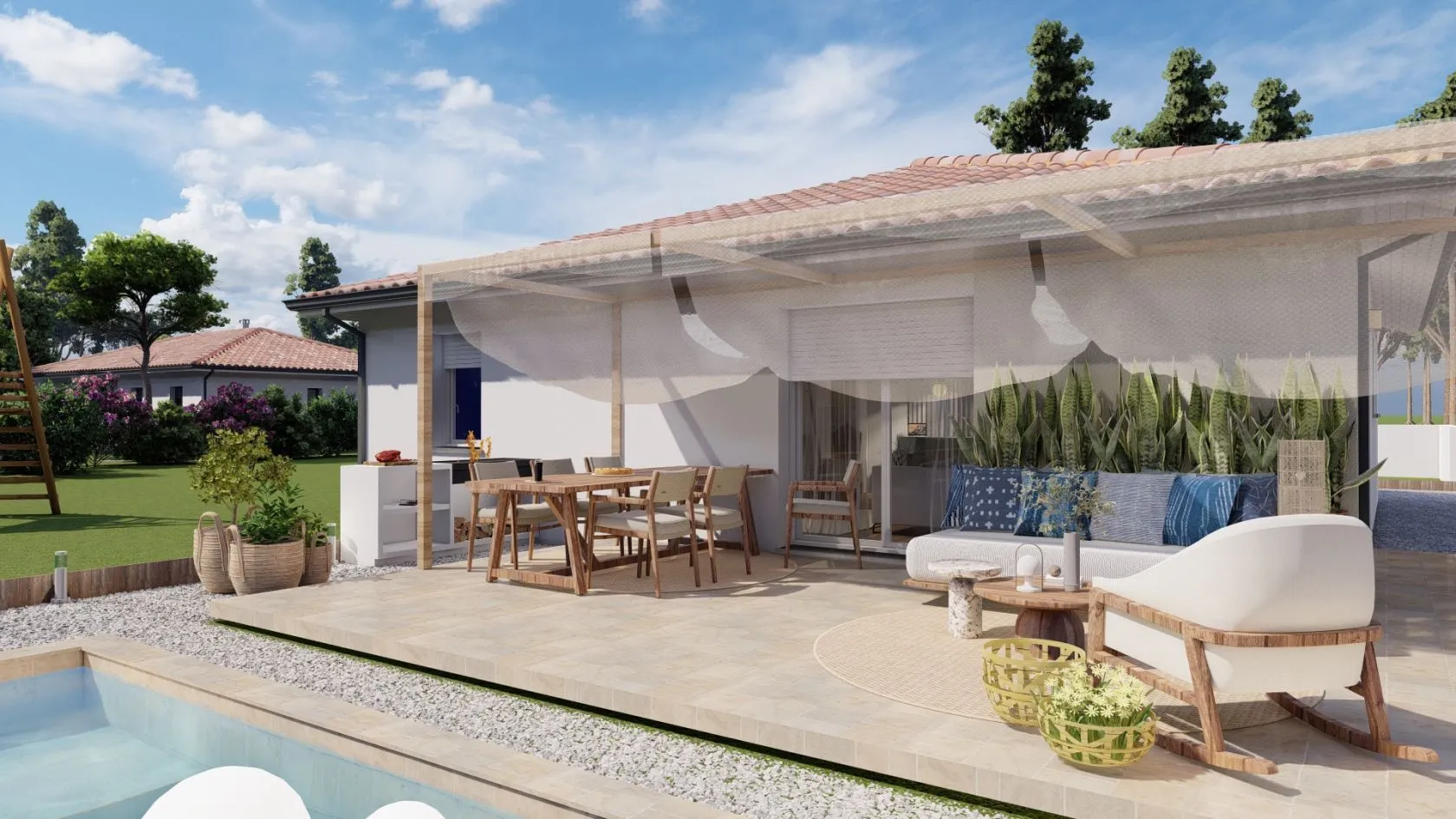 Maison neuve 94 m² à Marsac-sur-l'Isle (24430)