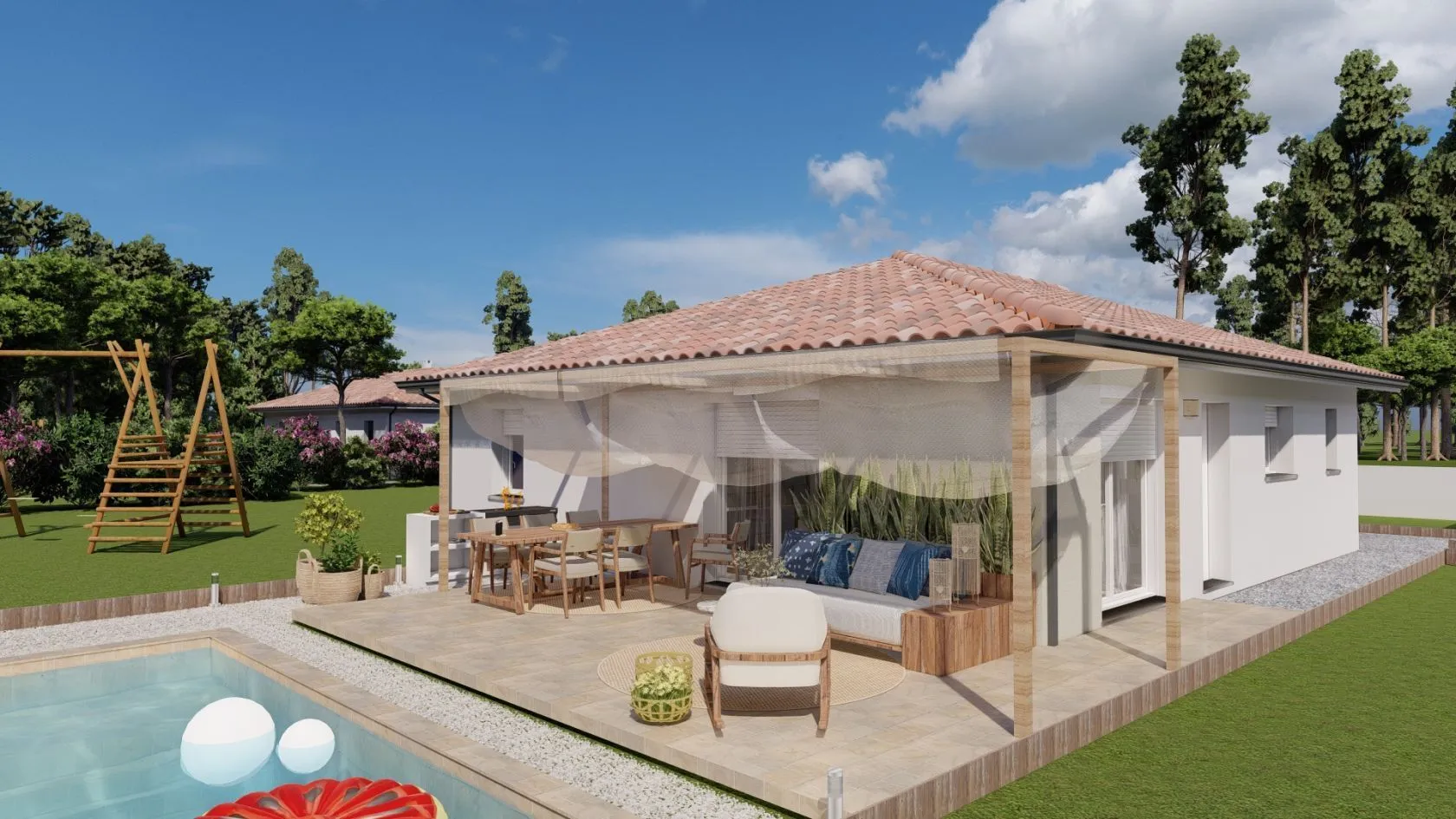 Maison neuve 94 m² à Marsac-sur-l'Isle (24430)