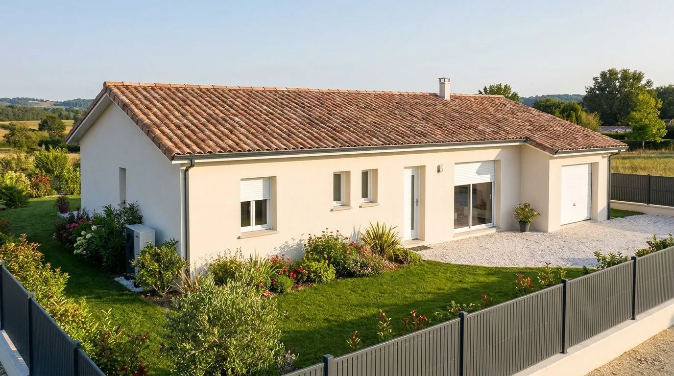 Maison neuve 109 m² à Saint-Pierre-d'Eyraud (24130)