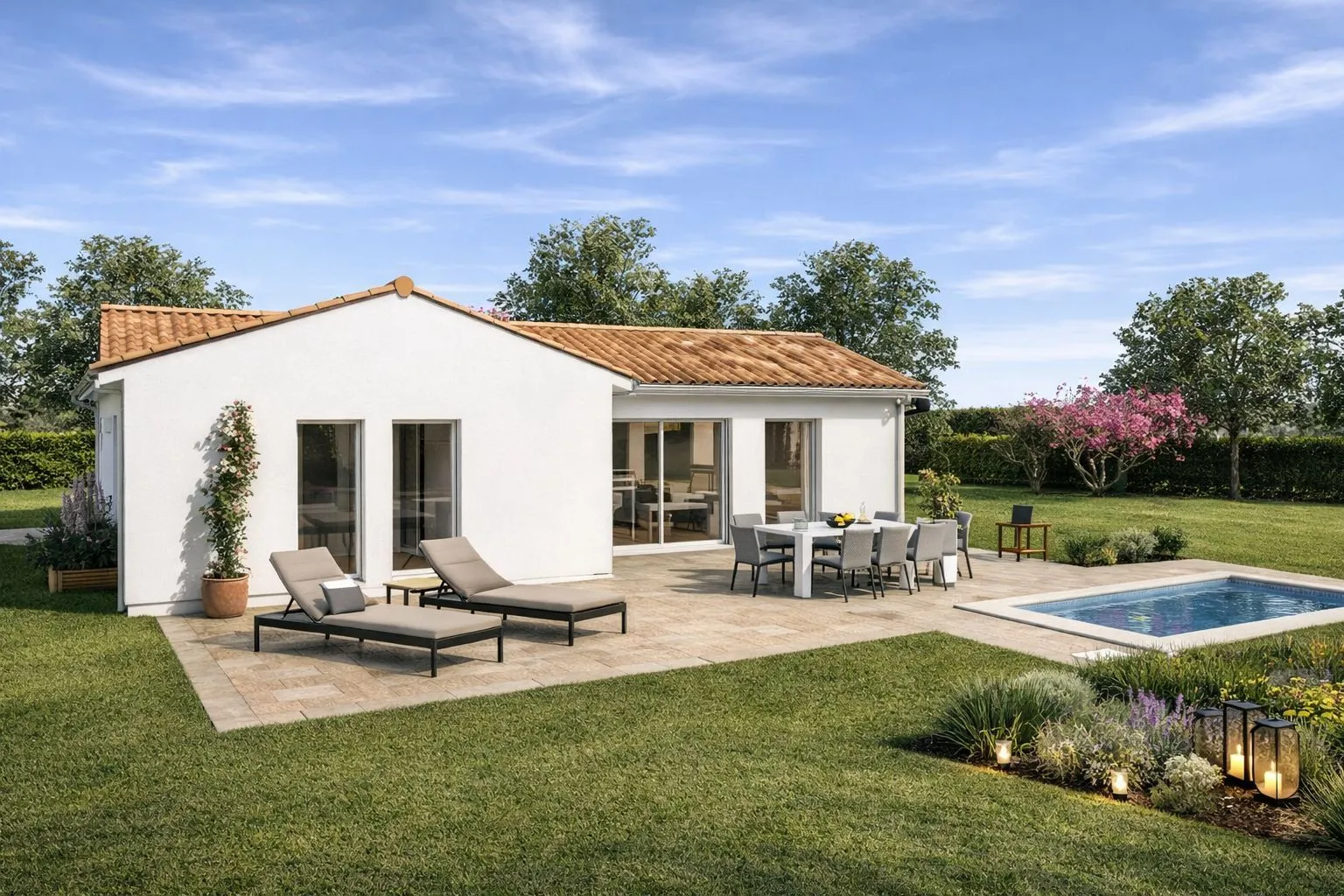 Maison neuve 90 m² à Venerque (31810)