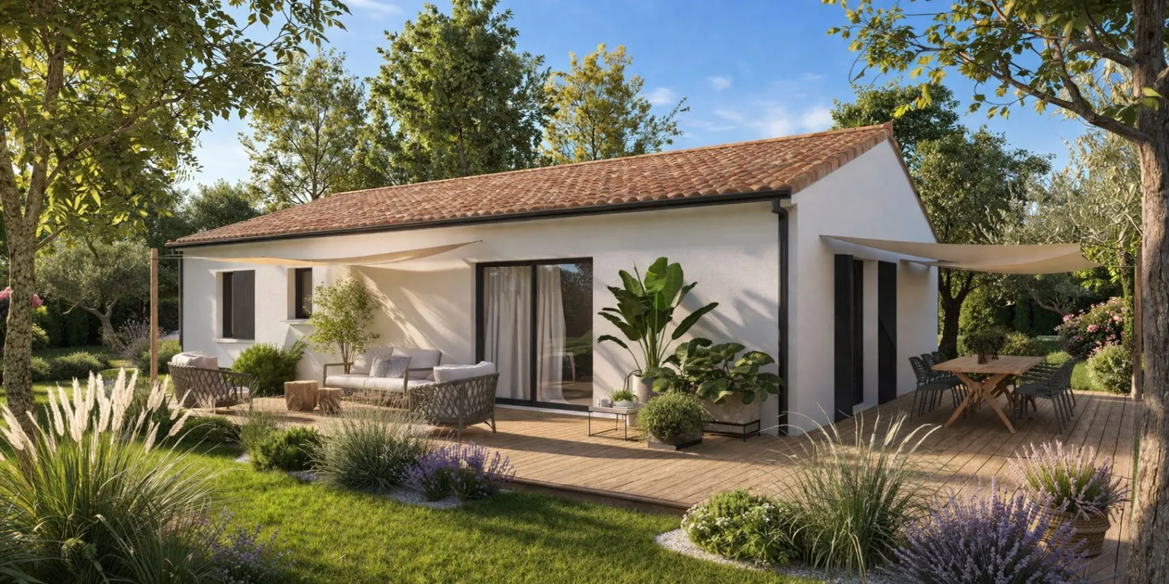 Maison neuve 70 m² à Saint-Perdon (40090)