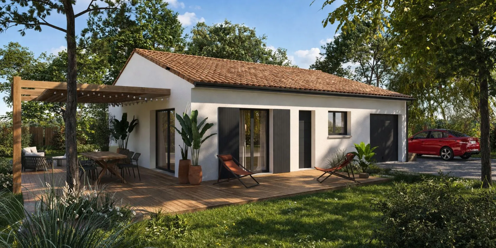Maison neuve 90 m² à Chaniers (17610)