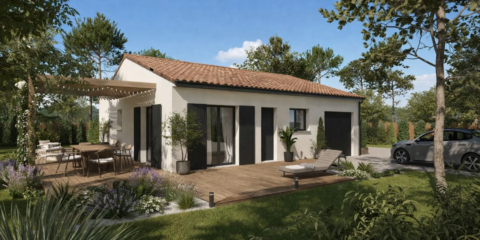 Maison neuve 90 m² à Chaniers (17610)