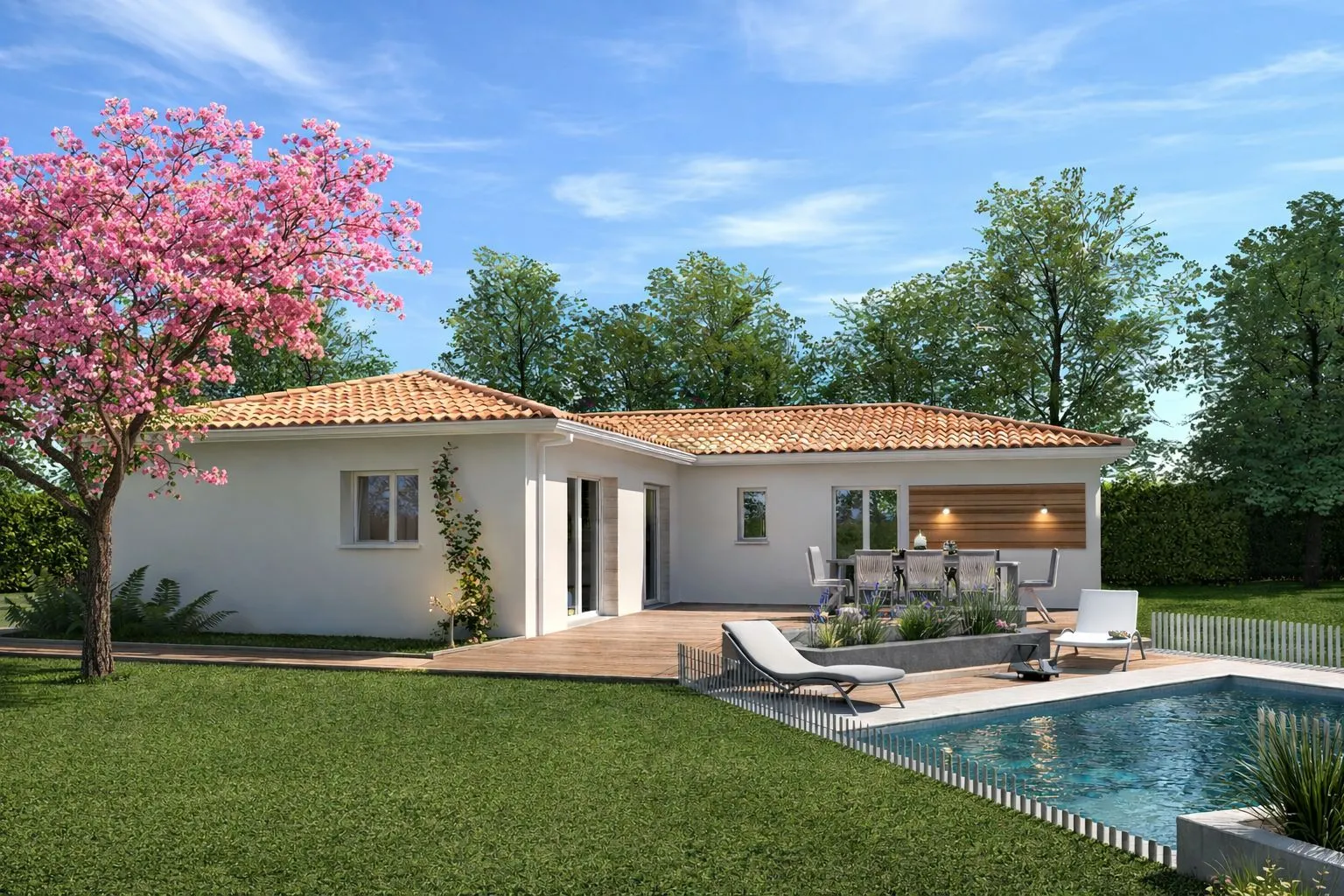 Maison neuve 110 m² à Laluque (40465)