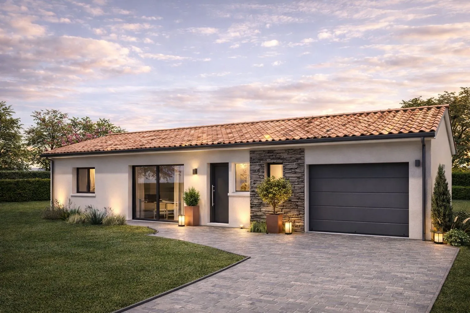Maison neuve 130 m² à Pisany (17600)