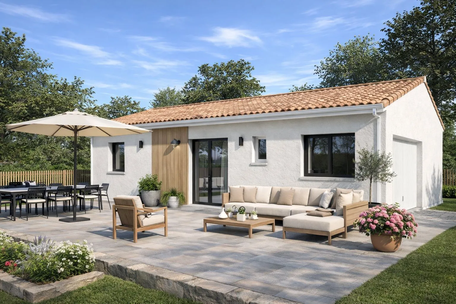 Maison neuve 62 m² à Dieupentale (82170)