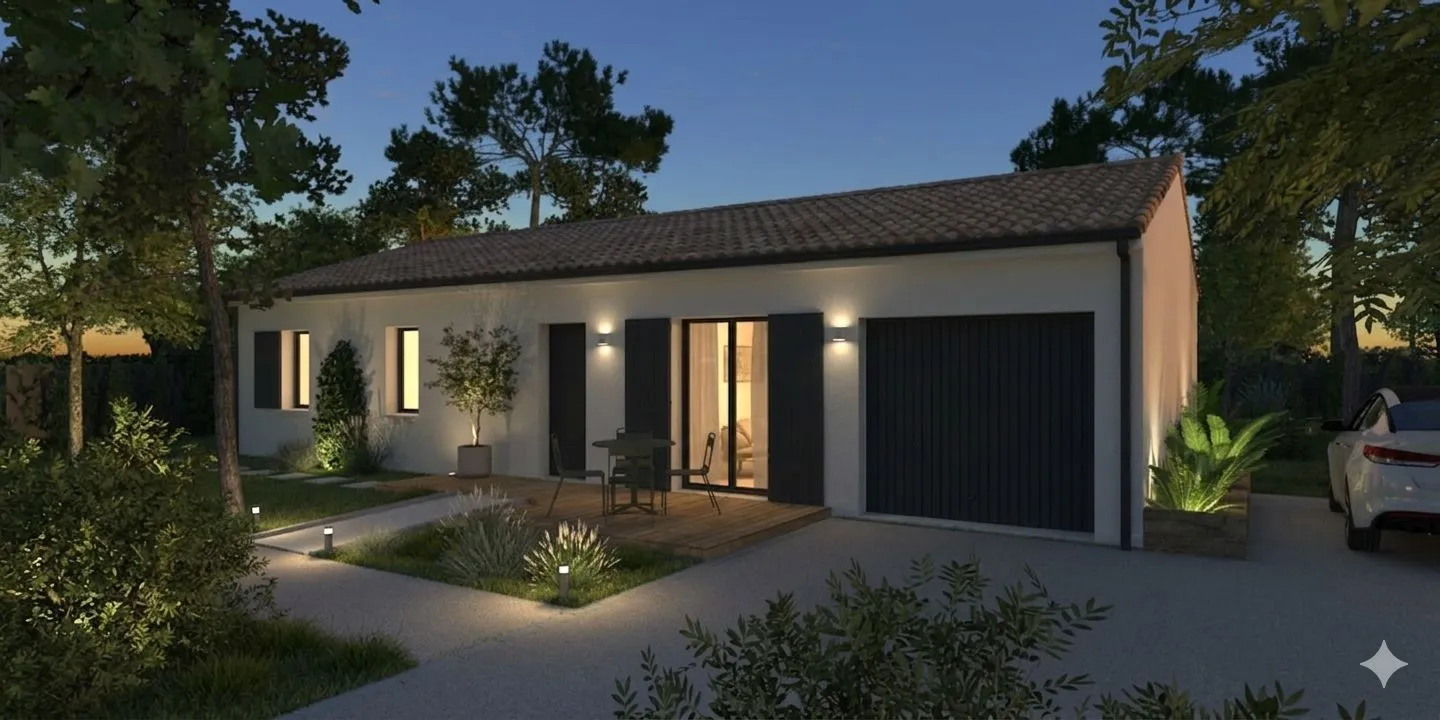 Maison neuve 90 m² à Cubnezais (33620)