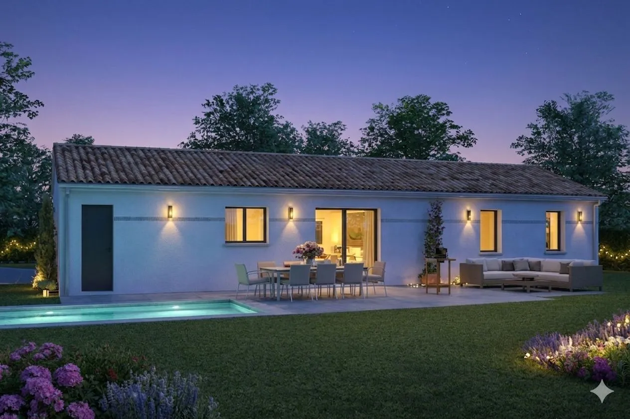 Maison neuve 110 m² à Gauriac (33710)