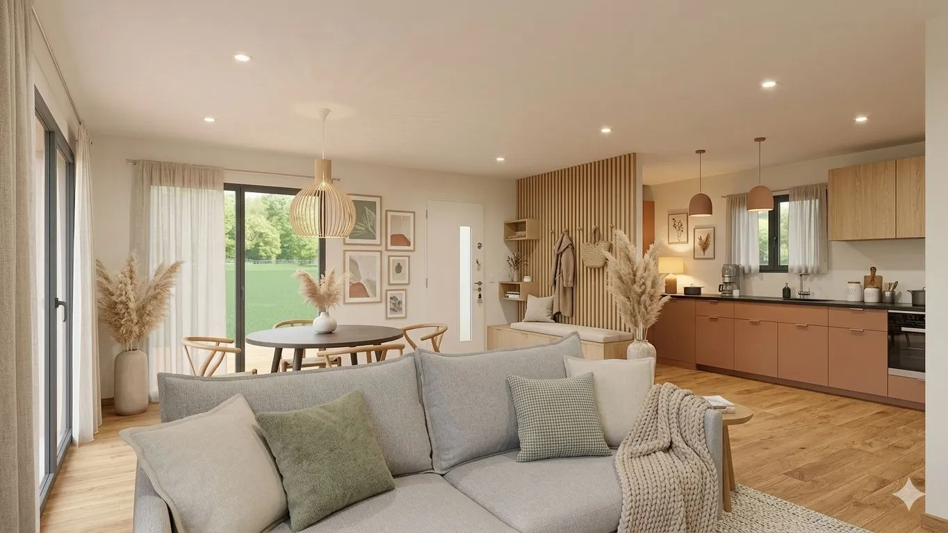 Maison neuve 90 m² à Sorbets (40320)