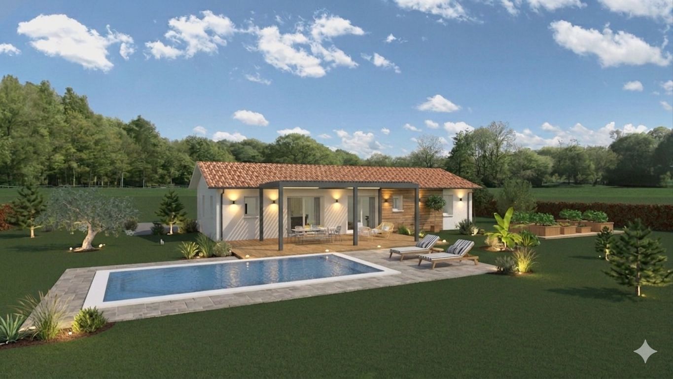 Maison neuve 100 m² à Hinx (40180)