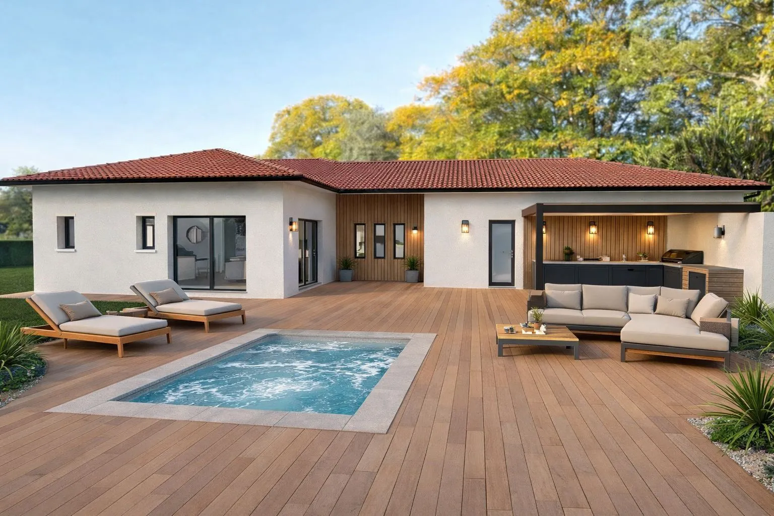 Maison neuve 145 m² à Seignosse (40510)