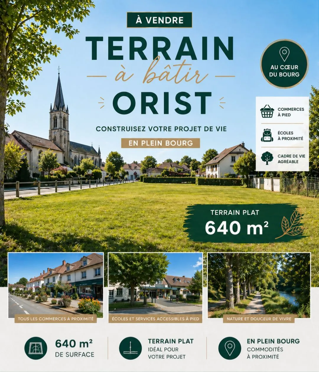 Maison neuve 105 m² à Orist (40300)
