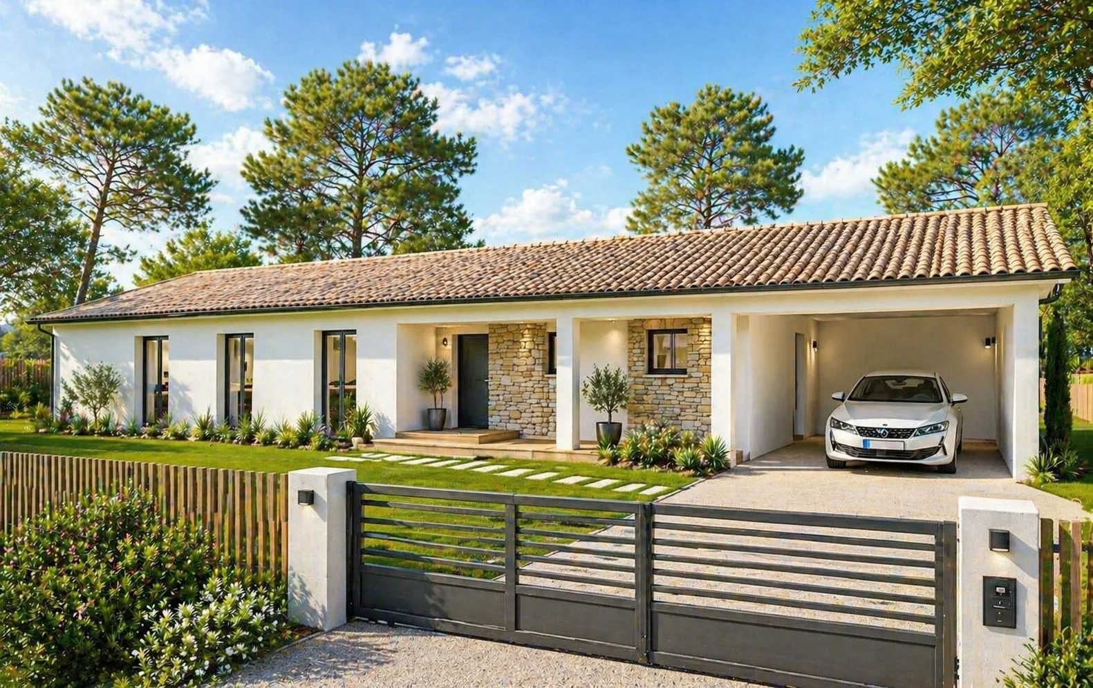 Maison neuve 90 m² à Semens (33490)
