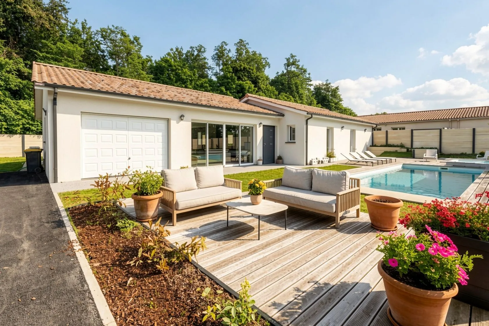Maison neuve 90 m² à Castres-Gironde (33640)