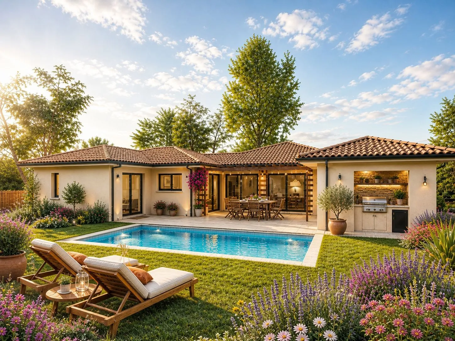 Maison neuve 100 m² à Beychac-et-Caillau (33750)