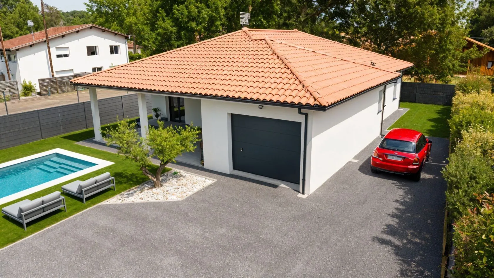 Maison neuve 90 m² à Arbanats (33640)